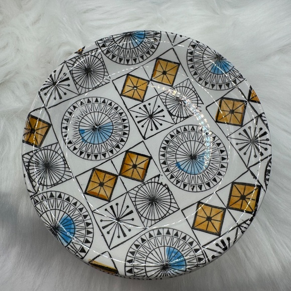 Vintage Kathie Winkle Ironstone Compass pattern 6" side plates. Set of 6. EUC. - Picture 8 of 12